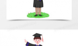 毕业漫画手绘,青春记忆的永恒定格